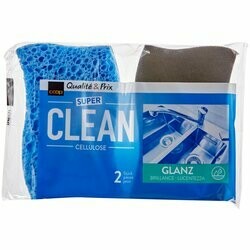 Super Clean Esponges cellulosique universelles 2pce