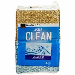 Super Clean Éponges à recurer 4 pièces
