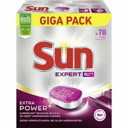 Sun Pastilles lave-vaisselle All-in-1 Extra Power 78 pièces