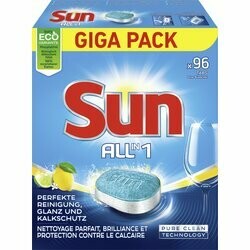Sun Pastilles lave-vaisselle citron 96 pièces