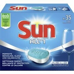 Sun Pastilles pour lave-vaisselle All-in-1 Regular 35 pièces