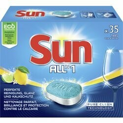 Sun Pastilles pour lave-vaisselle au citron 35 pièces