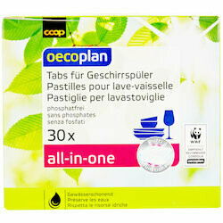 Oecoplan Pastilles pour lave-vaisselle All-in-1 30 pièces