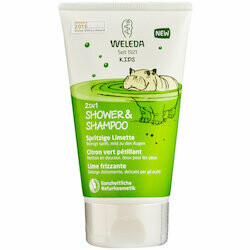 Gel douche &amp; shampooing Weleda Kids 2 en 1 Citron vert pétillant 150ml