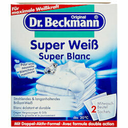 Dr. Beckmann Blanchisseur de textiles Super Blanc 2x40g