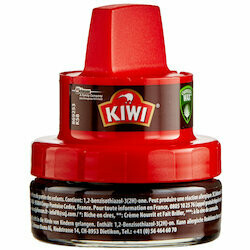 Kiwi Cirage brun Shine &amp; Nourish pour chaussures 50ml