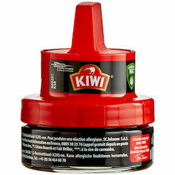 Kiwi Cirage noir Shine &amp; Nourish pour chaussures 50ml
