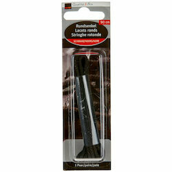 Lacets ronds noirs 90cm
