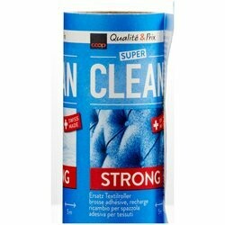 Super Clean Rouleau adhésif pour textile Strong recharge