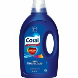 Coral Lessive liquide Optimal Color 25 lessives 1.25L