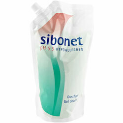 Sibonet Gel douche pH 5.5 hypoallergénique recharge 500ml