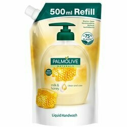 Palmolive Savon crème liquide au lait &amp; miel recharge 500ml