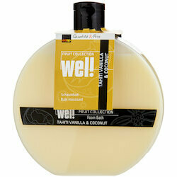 Bain moussant à la vanille de Tahiti &amp; noix de coco 300ml
