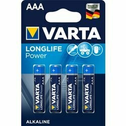 Varta Longlife Power piles AAA/LR03 4 pièces
