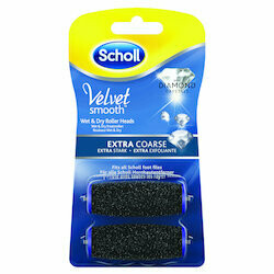 Scholl Rouleau anti-callosités Velvet Smooth Extra recharge 2 pièces