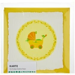 Pigna Carte de vœux avec poussette A6