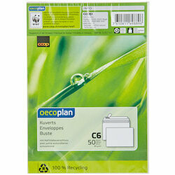 Oecoplan Enveloppes C6 sans fenêtre 50 pièces
