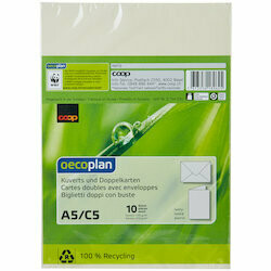 Oecoplan Cartes &amp; enveloppes ivoires A5/C5