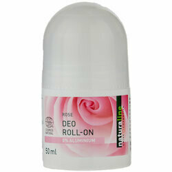 Déodorant Roll-on à la rose sans aluminium 50ml