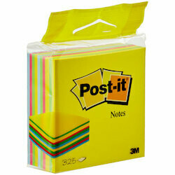 Post-it Notes adhésives multicolor 76x76mm 325 feuilles