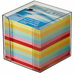 Bloc-notes coloré recyclé 750 feuilles
