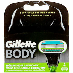 Gillette Lames de rasoir pour le corps Body 4 pièces