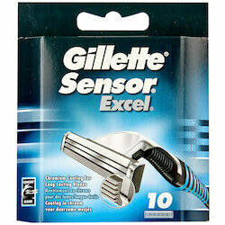Gillette Lames de rasoir 2-lames Sensor Excel 10 pièces