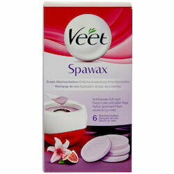 Veet Disques de cire Spawax recharge 6 pièces