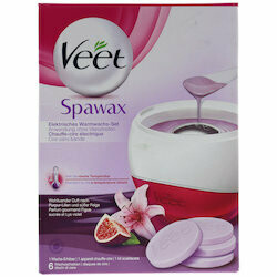 Veet Set électrique d&#39;épilation cire chaude Spawax 1pce