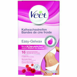 Veet Bandes Cire Froide pour maillot et aisselles peau normale 16pce