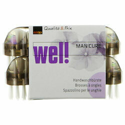 Wel! Brosse à ongles assortis 2pce