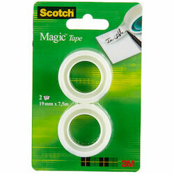 Scotch Petit ruban adhésif Magic rechange 2 pièces
