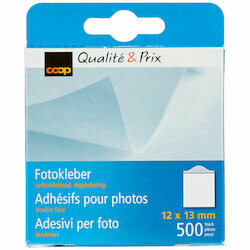 Autocollants photo 500 pièces. blanc