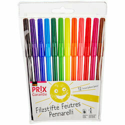 Stylos-fibre 12 pièces