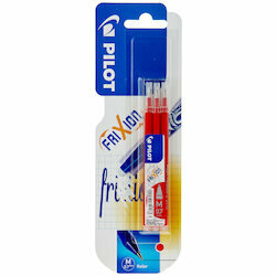 Pilot Stylo Frixion Rollerball recharges rouges 3 pièces