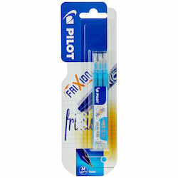 Pilot Stylo Frixion Rollerball recharges bleues claires 3 pièces