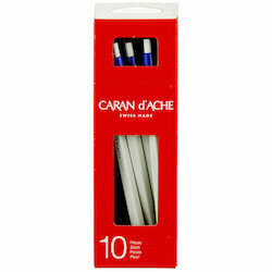 Caran d&#39;Ache Stylos à bille bleu 825 10 pièces