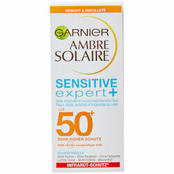 Ambre Solaire Crème solaire Sensitive Expert+ FPS 50+ 50ml