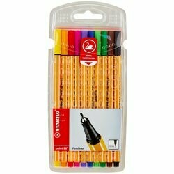 Stabilo Stylos feutres Point 88 10 pièces