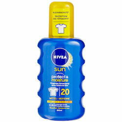 Nivea Sun P&amp;M spray solaire FPS20 200ml
