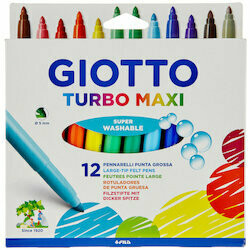Giotto Feutres Turbo Maxi 12 pièces