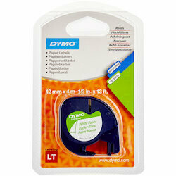 Dymo Papier à étiquettes Letra Tag blanc