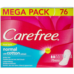 Carefree Protège-slips Cotton Fresh Normal 76 pièces