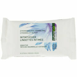 Lingettes intimes 15 pièces