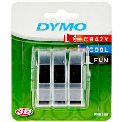 Dymo Rubans noirs pour machine à gaufrer Omega 3 pièces