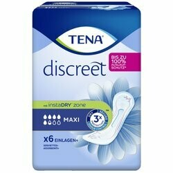 Tena Discreet Serviettes hygiéniques Maxi 6 pièces