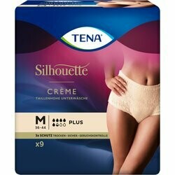 Tena Pants Silhouette Lady Night Medium crème 9 pièces