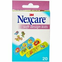 Nexcare Pansements Soft Kids Design 20 pièces