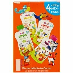 Hipp Smoothies Hippis assortis bio 4x100g 400g