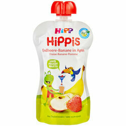 Hipp Smoothie Hippis à la pomme, fraise &amp; banane 100g